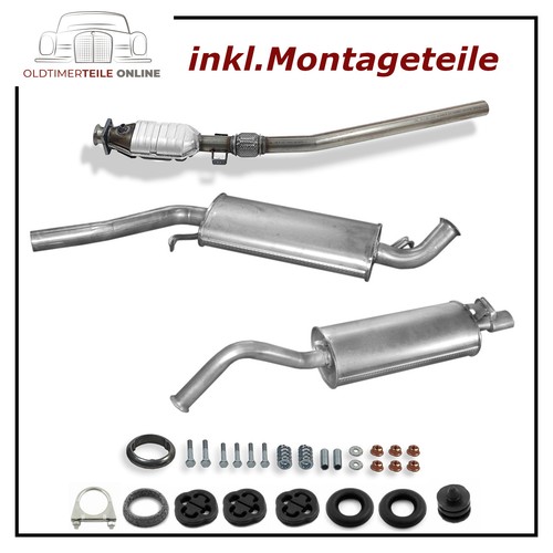 Auspuffanlage mit kat - auspuffanlage,